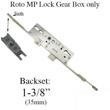 Roto Gear Box only, New Style, Replacement - 35mm backset